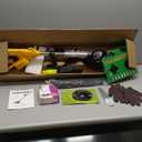 Electric Weed Wacker Cordless for Dewalt 20V Battery, 4 in 1 Weed Eater Battery Powered, 1300W Lightweight Cordless Weed Wacker, Brush Cutter for Lawn, Yard and Bush Trimming (No Battery) (Orange)