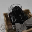 SMEG Black 50's Retro Style Electric Hand Mixer with Set of Beaters, Set of Dough Hooks and Set of Whisks