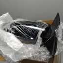 Left Driver Side Door Mirror For 2016-2021 HONDA CIVIC LX SE Sport with Power Mirror Manual Folding Non-Heat Match to Black Replace 76258-TBA-A02ZA HO1320283(3 Pins)