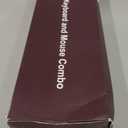 Wireless Computer Keyboards Mouse Combos, COVEVA Colorful Typewriter Retro Keyboard with Round Keycaps, USB Keyboard and Mouse Set 2.4GHz Full-Size Wireless Keyboard and Optical MouseBlack-Coffee