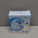 iClever BTH22 Kids Bluetooth Headphones, 60H Play Time, USB C Fast Charging, Bluetooth 5.4, AUX Cord,Safe Volume 74/85 dBA,Toddler Headphones for iPad/Tablet/Travel/School, Blue