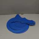 2Pcs 3-Tier Cupcake Stand, Cake Stand holder, Tiered DIY Cupcake Stand Tower for Dessert Table Displays, Birthday Theme Party Favors Decoration, Floral Tea Party, 12" W x 12.8" H, Blue