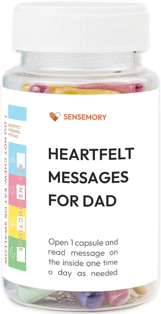 2 x 50+ Heartfelt Messages for Dad  What I Love About You Jar  Birthday Keepsake or Gift from Daughter  Best Dad Ever Present for Christmas, Fathers Day, or Any Special Moment