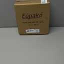 Eupako 8 oz Plastic Cups with Lids, Clear Disposable Cups with Flat Lids, Cold Drink Containers Pack of 50