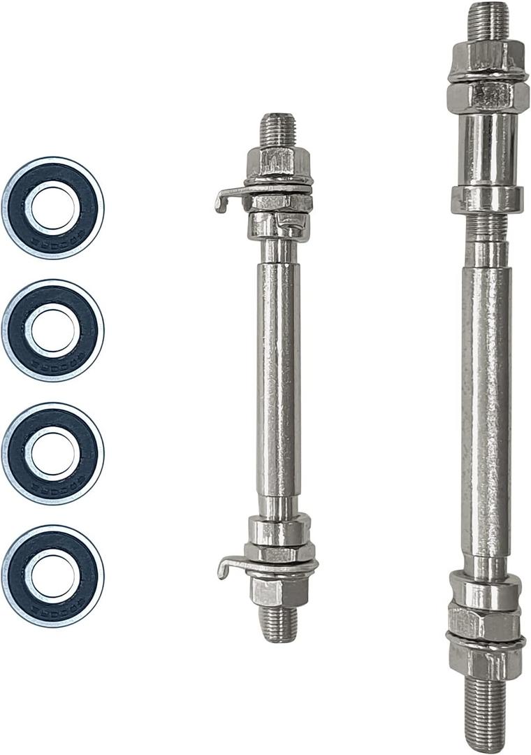 Axles and Bearings Set for Mag Wheel Set 26"/29- Gas Motorized Bicycle