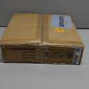 Corner Bamboo Bread Box for Kitchen Counter Large Capacity Rustic Bread Storage Container with Wavy Arcylic Transparent Door Vintage Storage for Homemade Bread (Brown)