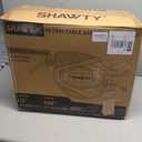 SHAWTY Retractable Garden Hose Reel 100FT 1/2" - 4-Layer Hose with Metal Bracket, Auto-Lock Slow Retraction, Outdoor Water Hose Reel for Yard & Garden - Nozzle Included (Green, 1/2" 100ft)