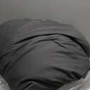 CozyLux Queen Comforter Set Dark Grey, Pieces Solid Dark Gray Breathable Quilted Style Bedding Sets, Luxury Soft Microfiber Down Alternative Comforter for All Season