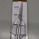 Kitchen Scissors, All PurposeUltra Sharp Meat ScissorsHeavy Duty Silver Cooking ScissorDishwash Safe Stainless Steel Kitchen Shears for Food, Chicken Bones, Turkey