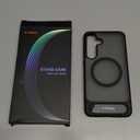 TORRAS Strong Magnetic & Seamless Stand for Samsung Galaxy S25 Plus Case, Fit for MagSafe, Mil-Grade Drop Protection, Adjustable Kickstand for Samsung Galaxy S25 Plus Case, Translucent Back/Black Edge