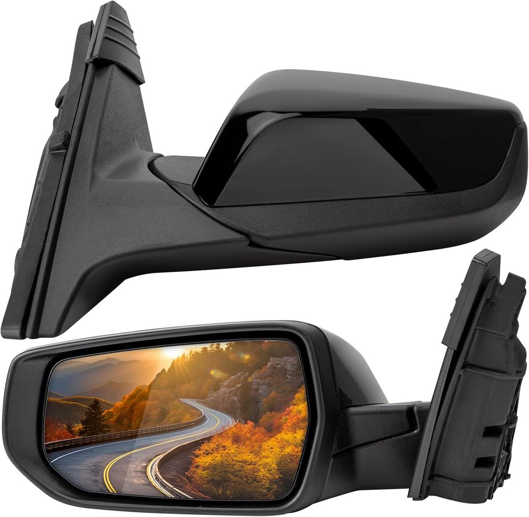 Left Driver Side Rear View Mirror Replacement for Chevrolet Chevy Malibu 2016 2017 2018 2019 2020 2021- Rearview Mirrors with 3Pins,Electric Adjustment, black