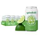 Spindrift Sparkling Water, Lime Flavored, Made with Real Squeezed Fruit, 12 Fl Oz Cans, Pack of 18 (Only 4 Calories per Can), Best By: 09/12/26