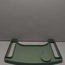 Sigo Green Walker Tray for Rolling Folding Walker, Tray Table with Cup Holder for Standard Walkers Seniors, Detachable Non Slip TV Accessories Basket Holding Plate Cups Clip On Small Bag Carrier