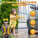 Toddler Outdoor Playset Kids Cleaning Car Toy with Real Spray Car Wash Water Gun for Kids 3+ Manual Pressure Washer Toy