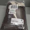 Tanming Womens Fluffy Pajamas Set Fleece Pullover Pants Plush Loungewear Sleepwear (Small, Brown)