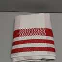 Christmas Rugs Red and White Plaid, 28 x 43 Inches Area Rug Outdoor Indoor Front Porch Doormat Cotton Hand-Woven Layered Door Mats for Entryway Patio Entryway Laundry Bedroom Living Room