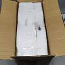 Gold Vintage Floor Lamp for Living Room, Traditional Mid-century Floor Lamp with Elegant Silk Fabric Lampshade, 64inch Tall Standing Lamp Bedroom LED Pole Lamp, Retro Stand Up Lamp for Home Office