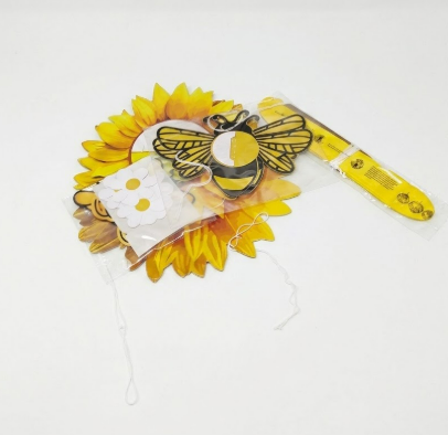 Theme Cutouts Classroom Bulletin Board Decoration Bee  Daisy Sunflowers Cutouts for Chalkboard Wall Bee Birthday Party Decor