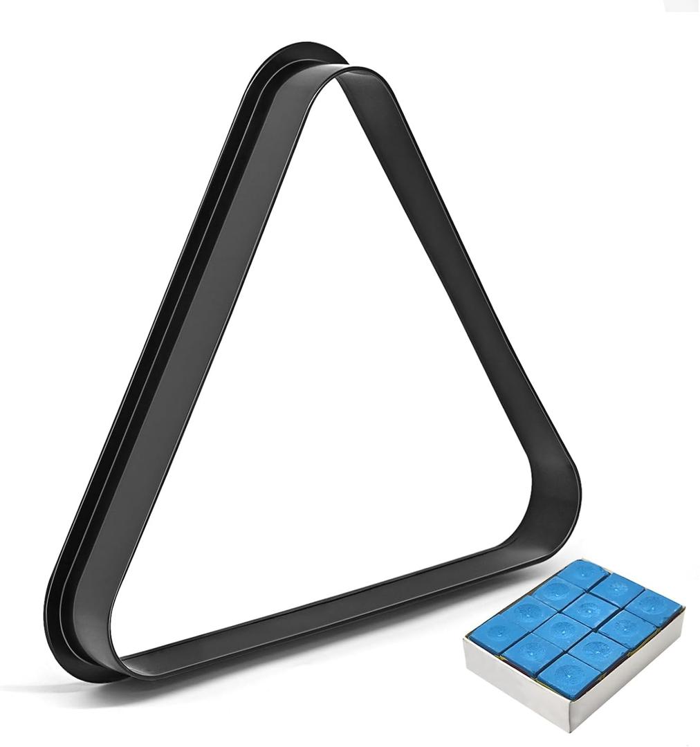 Plastic Pool Ball Rack Billiard Ball Triangle Rack, Pool Table Ball Holder Positioning Rack,2-1/4" Pool Ball Rack