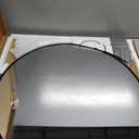 Bathroom Mirror for Wall, 24 Inch Round Mirror, Matte Black Metal Framed Circle Vanity Mirror for Bathroom Bedroom Living Room Entryway, Anti-Rust, Tempered Glass, Hanging or Leaning