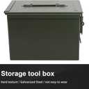 Ammo Can&Ammo case Storage Box,Lithium Battery Metal Storage Box,Fireproof/Waterproof/Airtight/Used for Lithium Battery and Ammo Storage