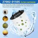 27002-0150S Pool Filter Cartridges Compatible with pentair sta-rite 27002-0150S Pool Filter System 2 Modular Media Pool and PLM150 D.E. Filter,150 sq.ft D.E. Filter with 24800-0121 Air Bleed Assembly