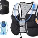 AGPTEK Hydration Running Vest with 2L Water Bladder for Men Women, Lightweight & Adjustable Running Vest for Runner Walking Hiking Marathon Cycling Jogging Trail Race