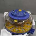 18 Egg Incubator, Automatic Turning & Smart Temp/Humidity Control, Built-in Candler, Plus Hatching Guide  for Chicken, Duck, Quail, Goose, Parrot, Pigeon, Ideal for Farm, Home, Lab, Classroom (Blue)