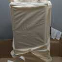 ANGELBLISS Baby Bassinet Bedside Crib, Pack and Play with Mattress, Diaper Changer, One-Push Setup Playards from Infants to Toddlers (Beige)