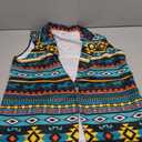 Aztec Vest Women,Western Vest For Women,Women Suit Vest,Sleeveless Blazers,XL