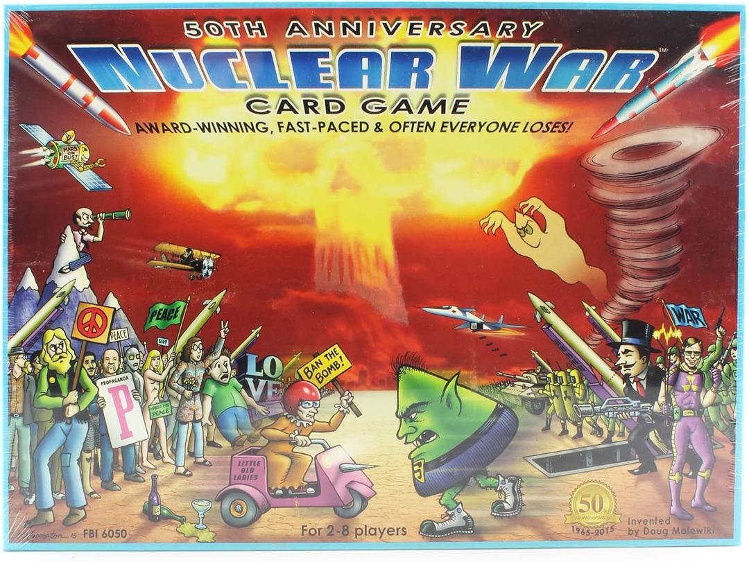 Flying Buffalo Nuclear War Card Game, 50th Anniversary Edition, Science Fiction