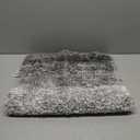 Bathroom Rug Mat Grey Bath Rugs Thick Soft Microfiber Bath Carpet Absorbent Machine Washable Rugs for Shower Floor Bathroom Runner Non-Slip Bathmat 19x28 Inch