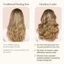 Yanibest Heatless Hair Curler to Sleep in, Overnight Curl Headband for Natural Wavy Curls, No Heat Soft Hair Curler Set with Hair Clip Scrunchies for Styling, No Slip Heatless Curls
