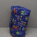 Wildkin Kids Microfiber Nap Mat  Soft Sleep Mat with Pillow, Ideal for School & Travel - Robots