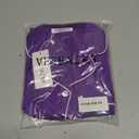 Veseacky Purple Girls Silk Pajamas Short Sleeve Pjs for Kids Satin Two Piece Lounge Sets Button Down Sleepwear with Long Pants (Purple,6y 7y)