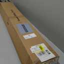 Adjustable Panel Track Blinds Manual Blackout Vertical Blinds for Sliding Door (Dimout - Texture White, 74" W x 96" H)