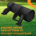 846819 Left Muffler Engine Silencer Replaces# 846153, 843906