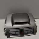 Center Dash A/C Air Vent Outlet Panel with Clock Dashboard Duct Outlet Vent Grille Panel Assembly for Toyota Corolla 2009-2013 | Gray, Plastic | Replaces 55670-02340, 5567002340