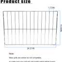 Oven wire rack assembly 31649620124" x 16" inch Fits for Frigidaire Oven Range Oven Rack Replaces 316496202, 316496207, AP4040129, PS1765356