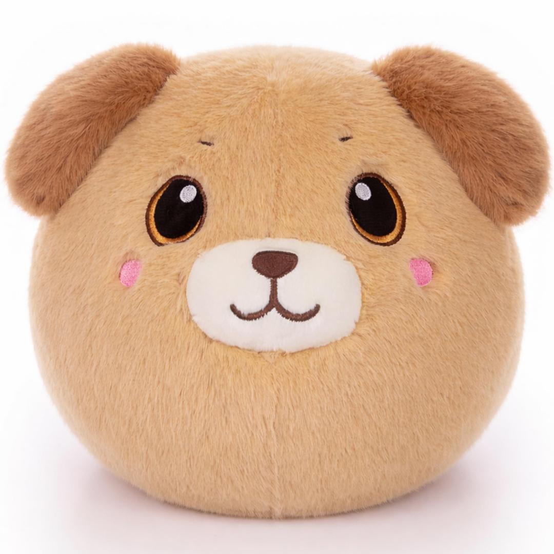 ninazy Biscuit Puffy Puppy Stuffed Animal (12 in) - Stuffed Animal Dog Stuffed Animals - Puppy Plush Dog Plush - Puppys Stuffy Dog Plushies - Funny Plushies Peluches - Plush Toys Stuffy