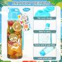 48 Pcs Water Bottles Bulk for Students with Cards End of The Year Gifts 17 oz Summer Graduation Water Bottle Gifts from Teacher for School Classroom Prizes Goodie Bag Summer Pool Party Favors