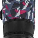 koppu Boys Girls Snow Boots Kids' Waterproof Snow Boots for Winter Slip Resistant Cold Weather Shoes (9 Toddler, Pinkish Gray)