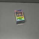 4 x GLAMERMAID Press on Nails Almond,Black Gel False Nails with Design,24 PCS Glue on Nails,Reusable Acrylic Stick on Nails Tips Manicure Set for Women,Primitive Belief