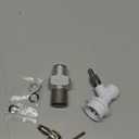Hold Stable Pressure 0-60 PSI Mini Keg Regulator, No Leaking Portable Cornelius Corny Beer Growler Outdoor Picnic Party Carbonation CO2 Gas Ball Lock Disconnect Mini keg Charger Regulator