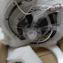 Flower Ceiling Fans with Lights and Remote, 34.5 Inch Modern Low Profile Flush Mount Ceiling Fan, Dimmable LED Ceiling Light Fixture, Small Ceiling Fans for Bedroom, Kitchen, Indoor-Black