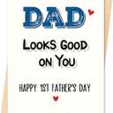 9 x First Fathers Day Card Gifts for New Dad, Funny 1st Father's Day Card Gift for New Dad Daddy Husband Father to be, Happy 1st Father's Day Cards Decorations from Baby