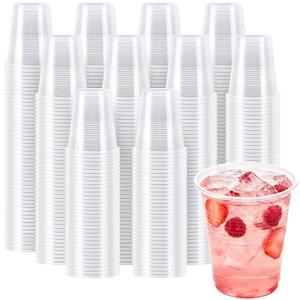 Lamosi 1500 Pack 5 oz Clear Plastic Cups, Disposable Party Cups, Small Clear Plastic Cocktail Tumblers for Mouthwash Bathroom, Tasting, Drinking