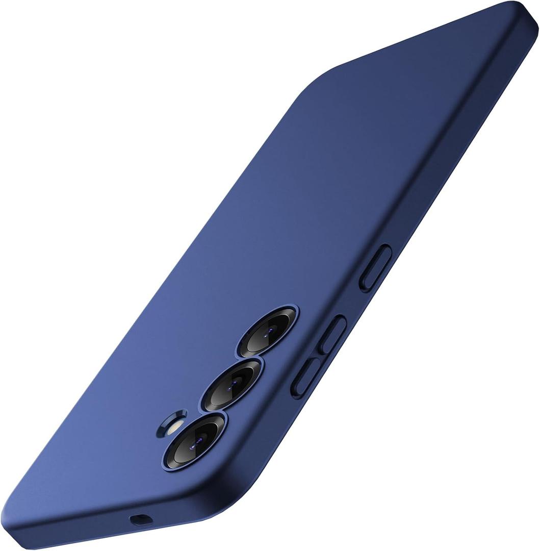JETech Slim Fit Case for Samsung Galaxy S25 Plus 5G, Camera Lens Full Protection, Soft TPU Thin Protective Phone Cover with Matte Finish, Shockproof (Navy)