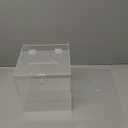 Marketing Holders 8 Inch Locking Ballot Box with Removable 8.5" x 11" Header Sign Holder Clear Acrylic Cube Donation Bin Countertop