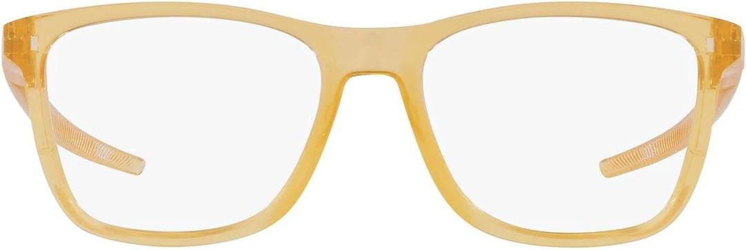 Oakley Mens Ox8173 Activate Square Prescription Eyewear Frames, Satin Black/Demo Lens, 53 mm